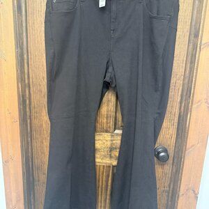 TORRID BOMBSHELL FLARE , BLACK JEANS, WITH TAGS , SIZE 24R
